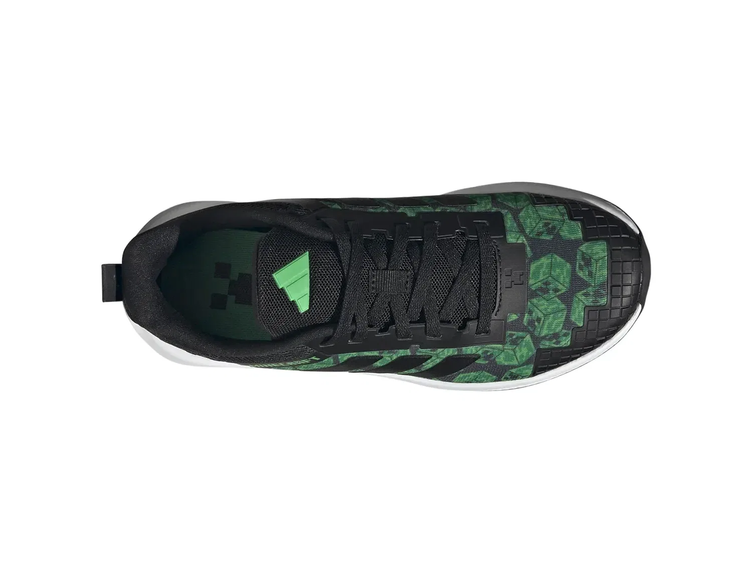 Кроссовки Minecraft Fortarun 4.0, adidas, черный/зеленый — фото 3