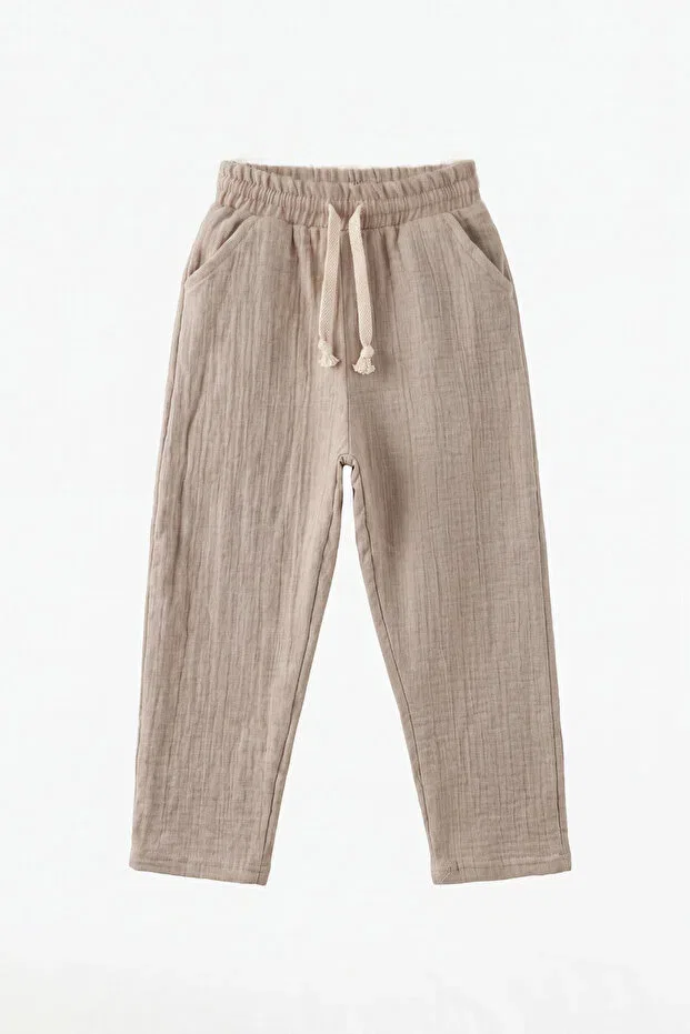 Детские брюки для девочек хлопковые Shifre, Beige