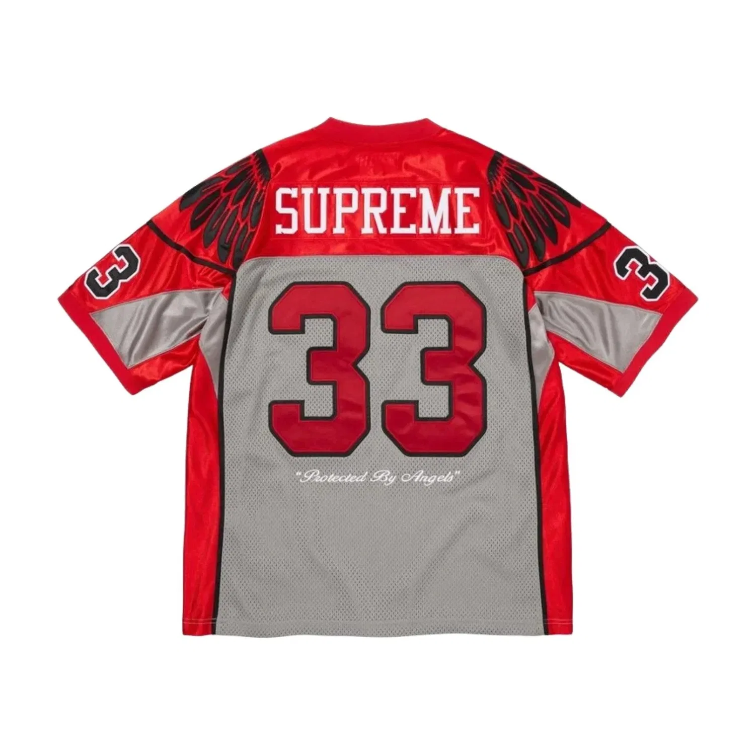 Мужская футболка Wings Football Jersey Supreme, серый — фото 2