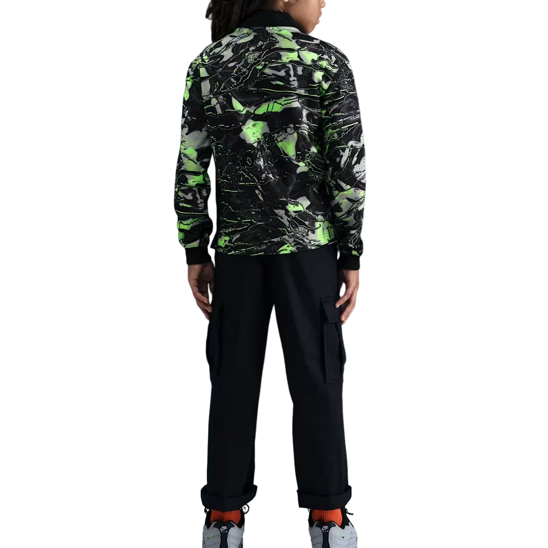 Детская футболка с длинным рукавом Nike Hollywood Keeper Dri-FIT Soccer Jersey, черный — фото 3