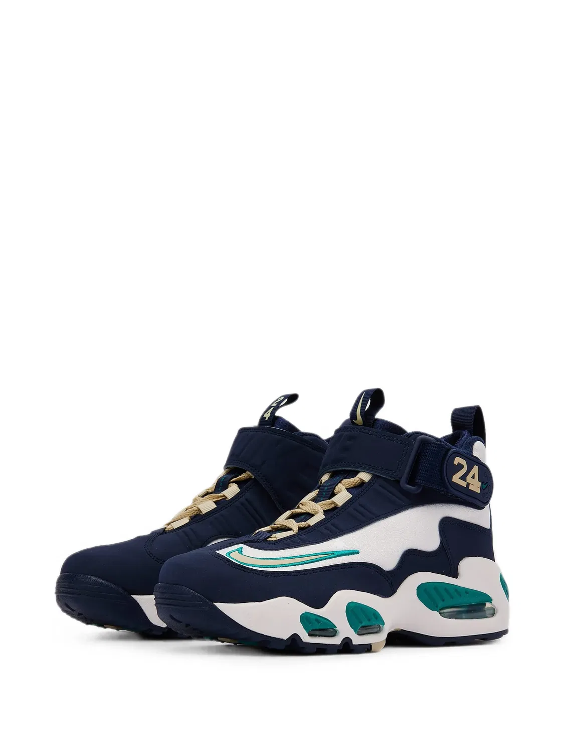 Кроссовки Air Griffey Max 1 с ремешком на липучке Nike Kids, синий — фото 2