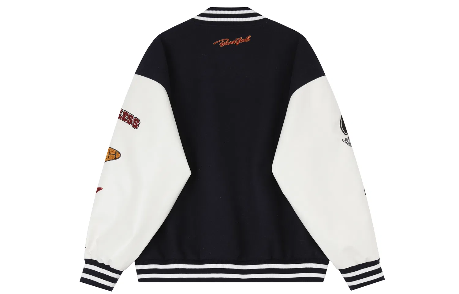 Детская бейсбольная куртка с воротником Baseball Jerseys, F426, Blue — фото 4