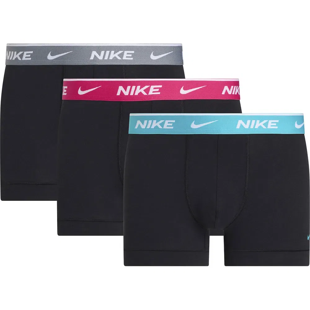 Боксеры Nike Eday Trunk, комплект 3 шт., Nike, черный