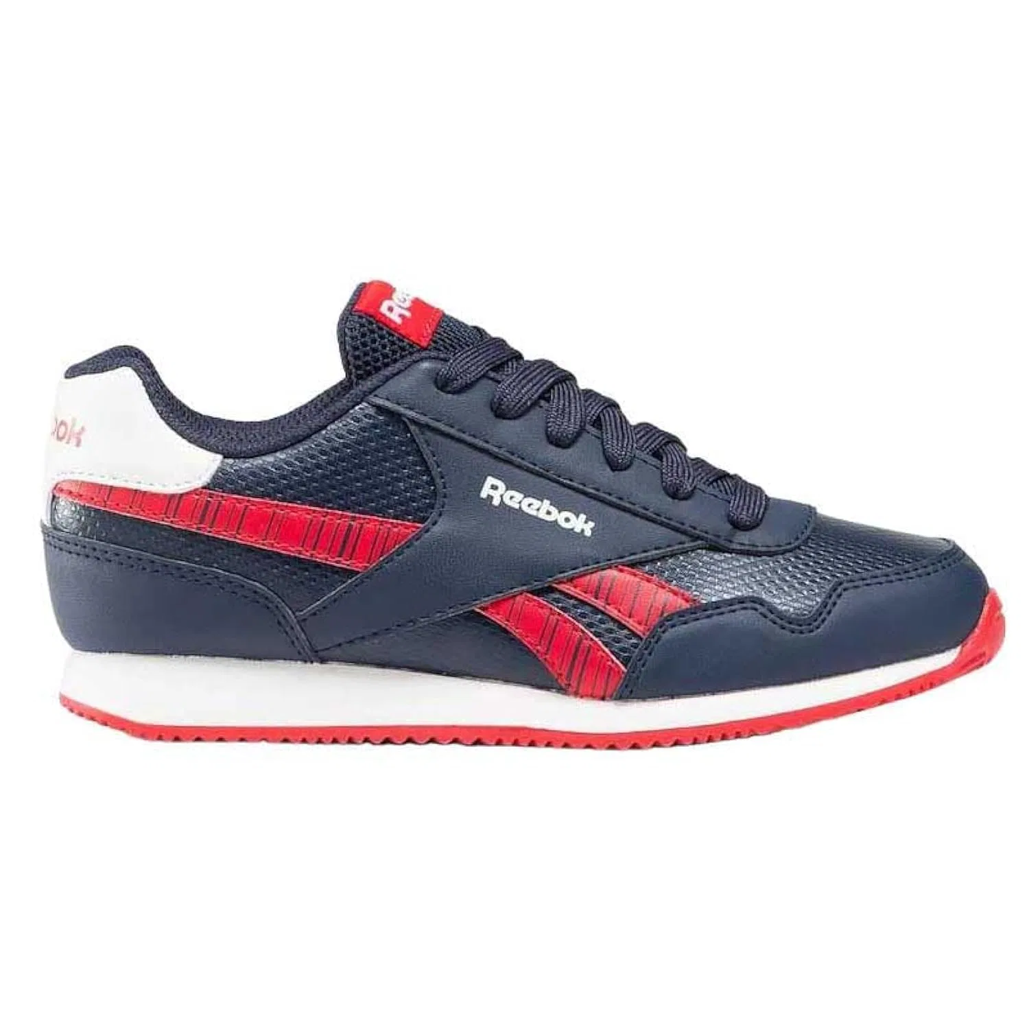 Детские кроссовки для мальчиков с hiking-дизайном Reebok Royal CL Jog 3.0, Vectornavy Vectorred White