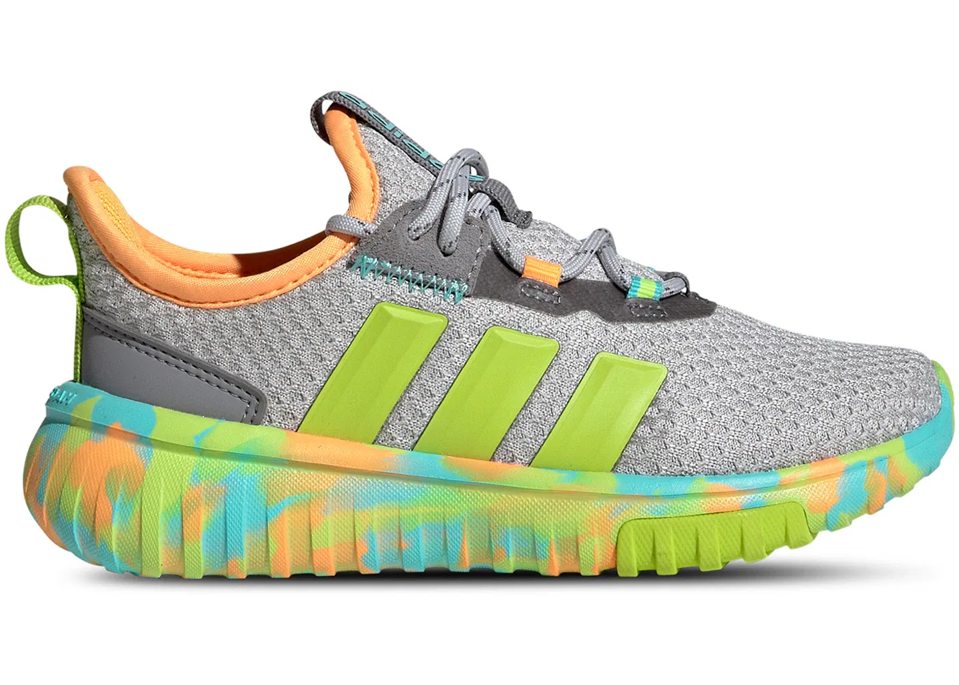 Детские кроссовки Lifestyle Kaptir 4.0 Adidas, Grey Two Solar Slime Flash Aqua