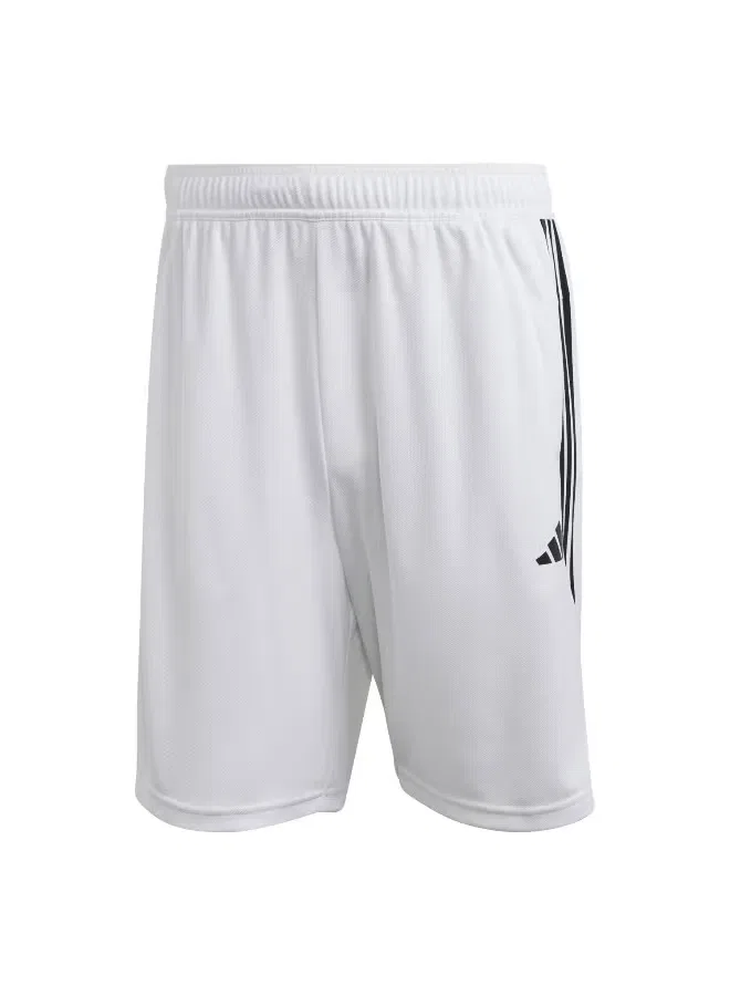 Шорты тренировочные с полосками Train Essentials Pique Adidas, белый