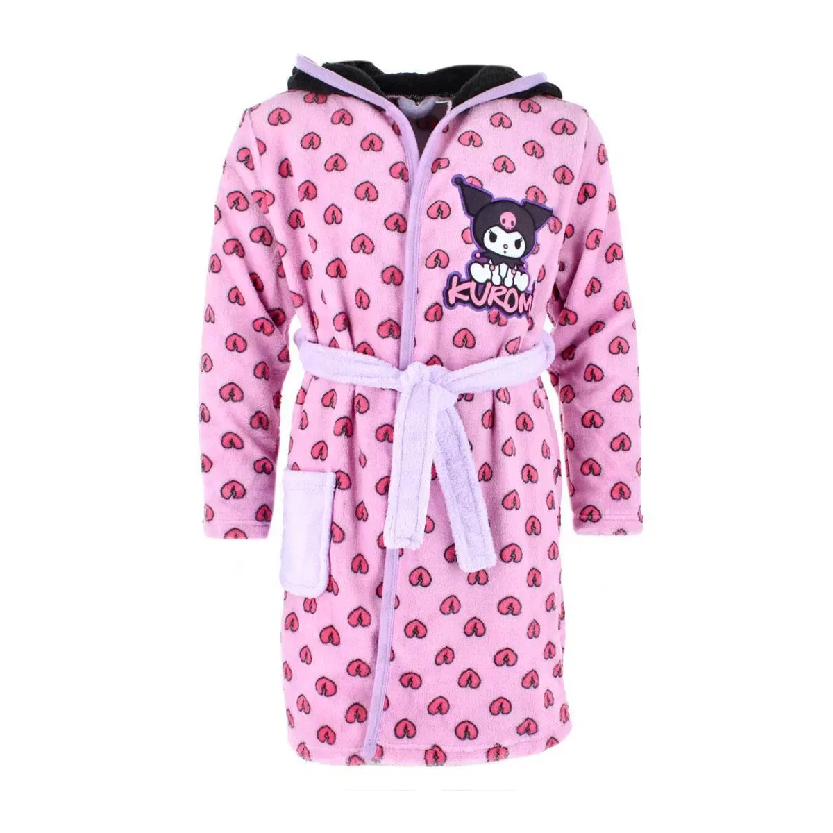 Детский халат с капюшоном Kuromi Textiel Trade, Pink