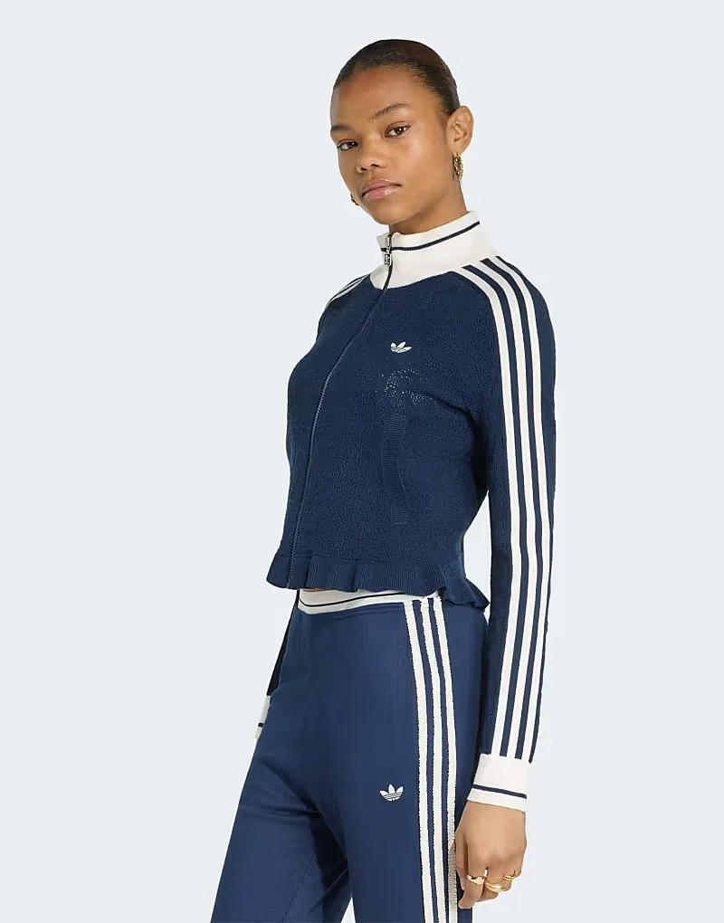 Спортивный топ Sports TT W Adidas Originals, Night Indigo Off White
