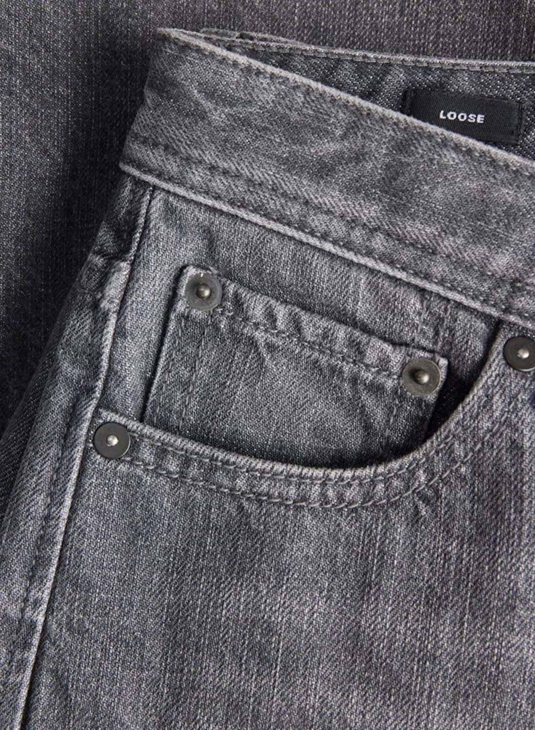 Шорты джинсовые с карманами JJITONY JJORIGINAL Jack & Jones Junior, серый — фото 4