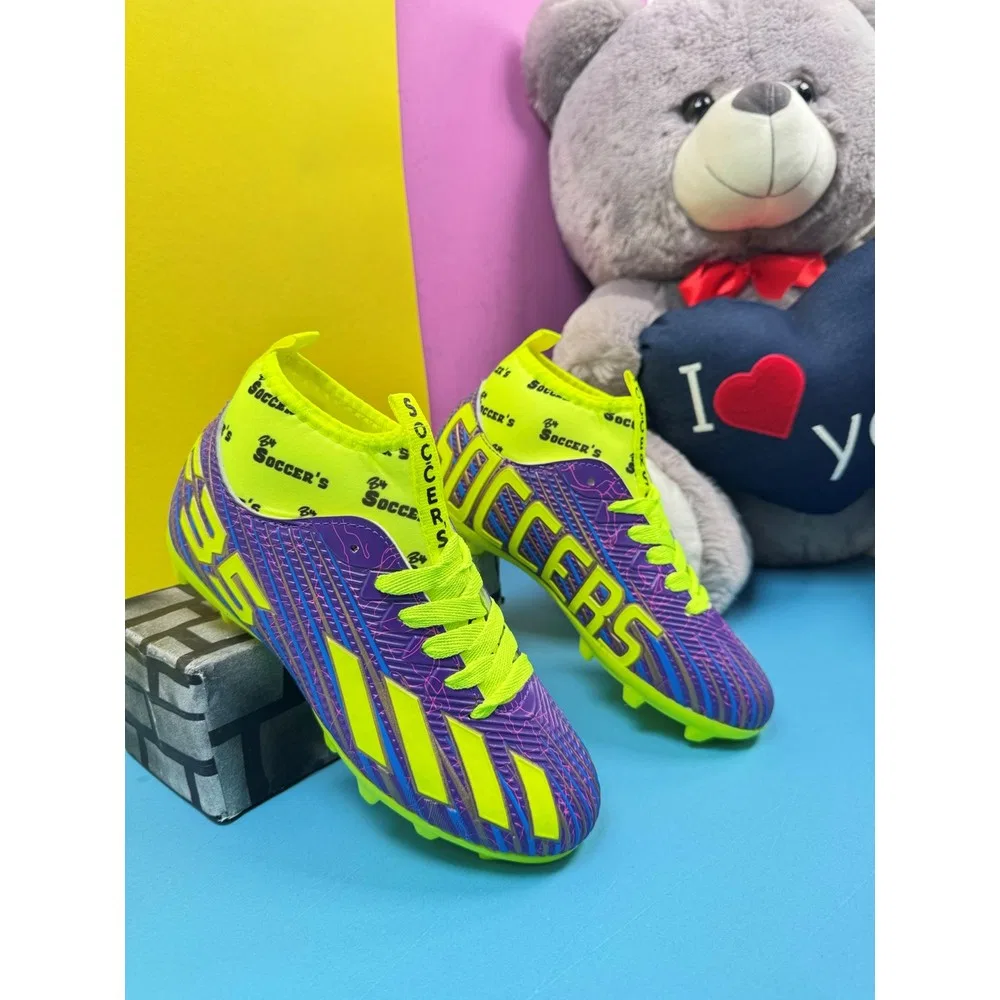 Детские футбольные бутсы для мальчиков с носком и шипами F35KR İmershoes