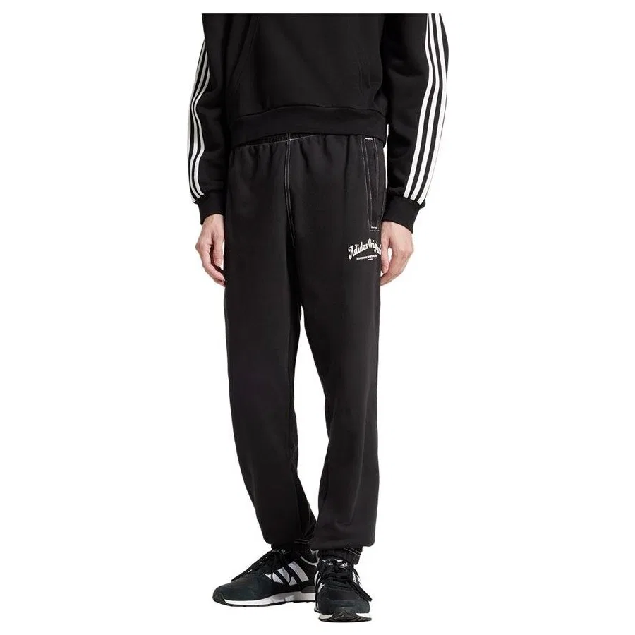 Спортивные брюки с эластичным поясом WAB TRACK PAN adidas, Черный — фото 2