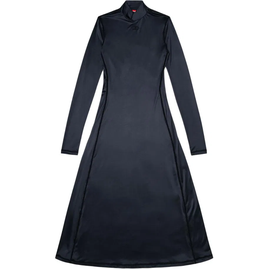 Женское платье с длинным рукавом DIESEL, Black