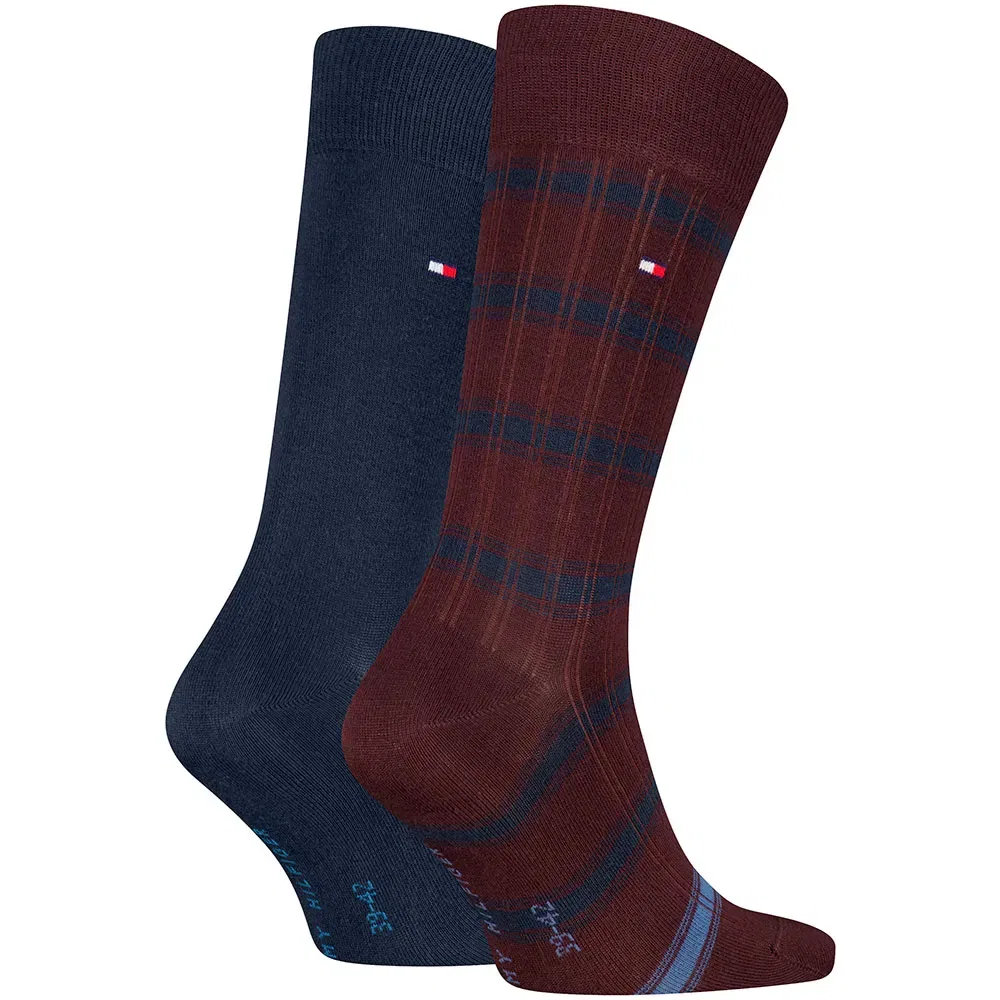 Мужские хлопковые носки Tommy hilfiger Rib Stripe, Multicolor — фото 2