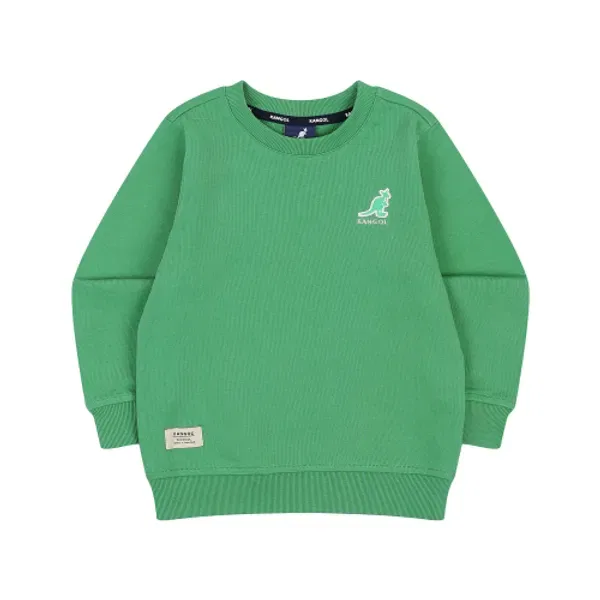 Свитшот с оригинальным символом, ra 0004 Kangol Kids, зеленый