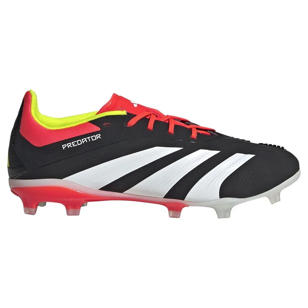 Детские бутсы для мальчиков с твердым грунтом Predator Elite Adidas, Black White Red