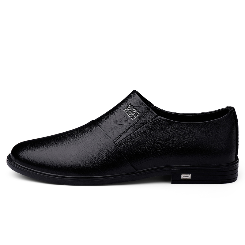 

Мужская повседневная обувь с низким верхом Mulinsen, Black[Leather Shoe Size: Size 40 In This Model = Athletic Shoes 41]