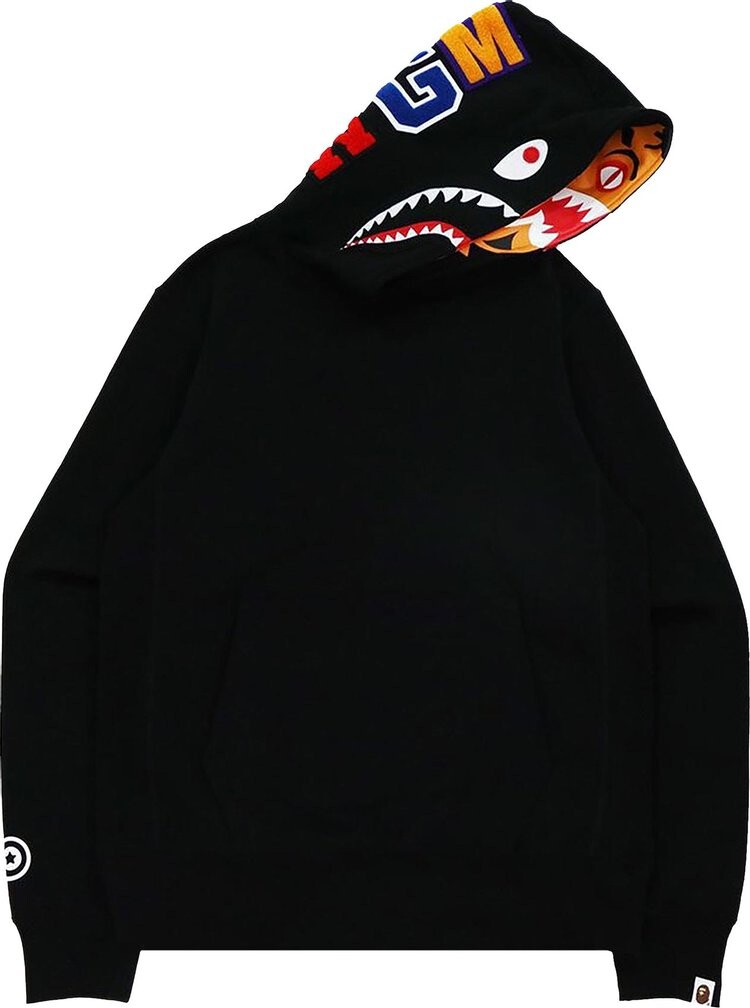 

Худи BAPE Shark x Tiger Pullover Hoodie Black, черный