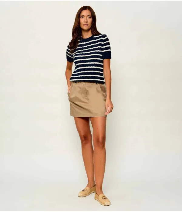 Женская мини-юбка Regular Fit Tommy Hilfiger, бежевый — фото 2