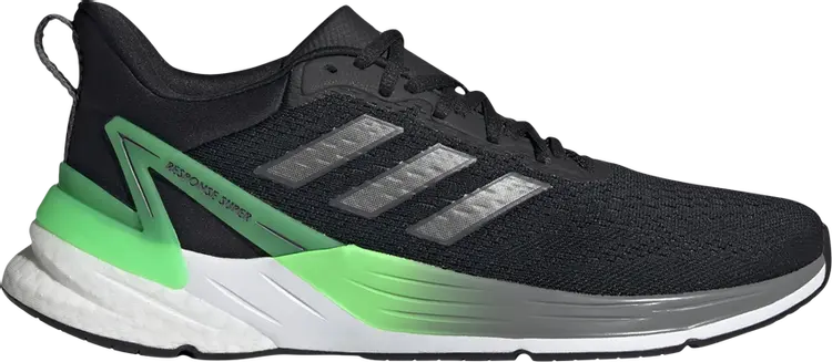 

Кроссовки Adidas Response Super 2.0 'Black Green', черный