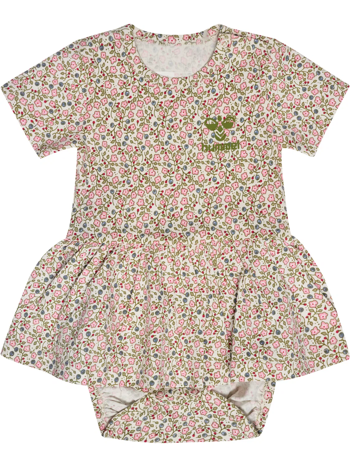 Детский боди-комбинезон с принтом Hmlberry Lifestyle Hummel, Salbeigrun — фото 3