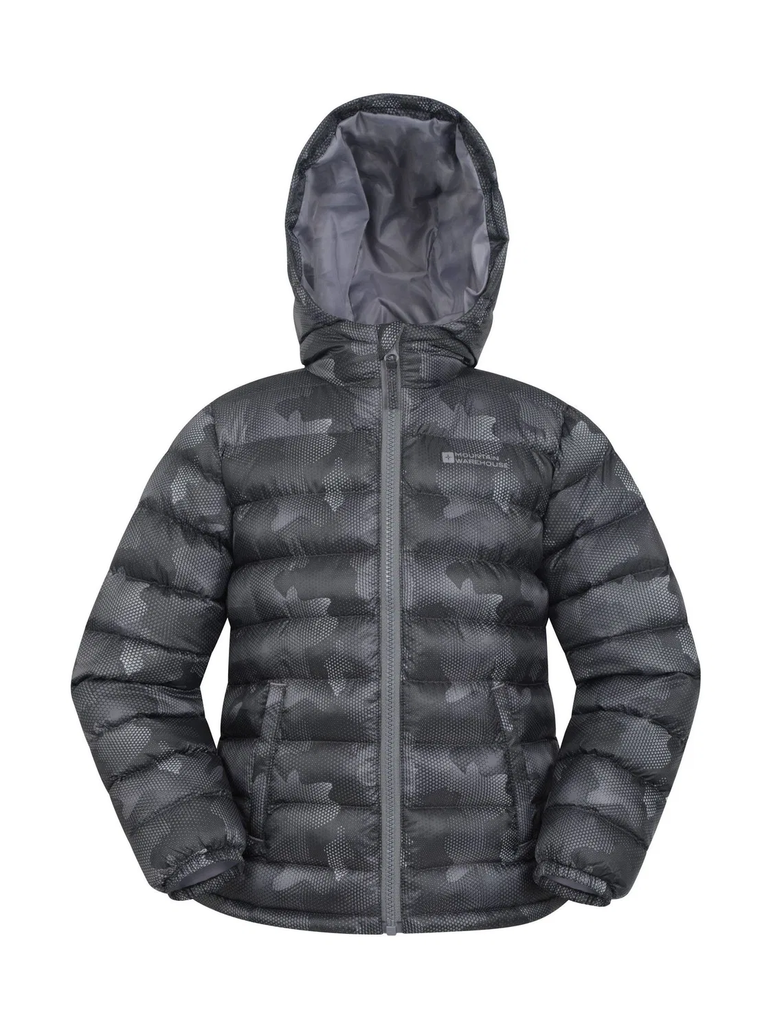 Куртка утепленная водонепроницаемая Seasons Printed Mountain Warehouse, темно-серый