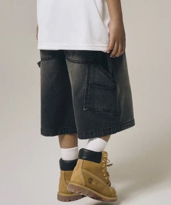 Шорты карго свободные Giant Fit, Takeasy Kids, черный