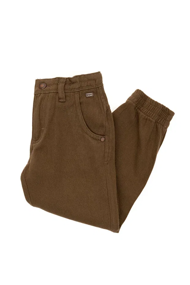Детские брюки для мальчиков хлопковые Jogger U.S. Polo Assn., Khaki — фото 3
