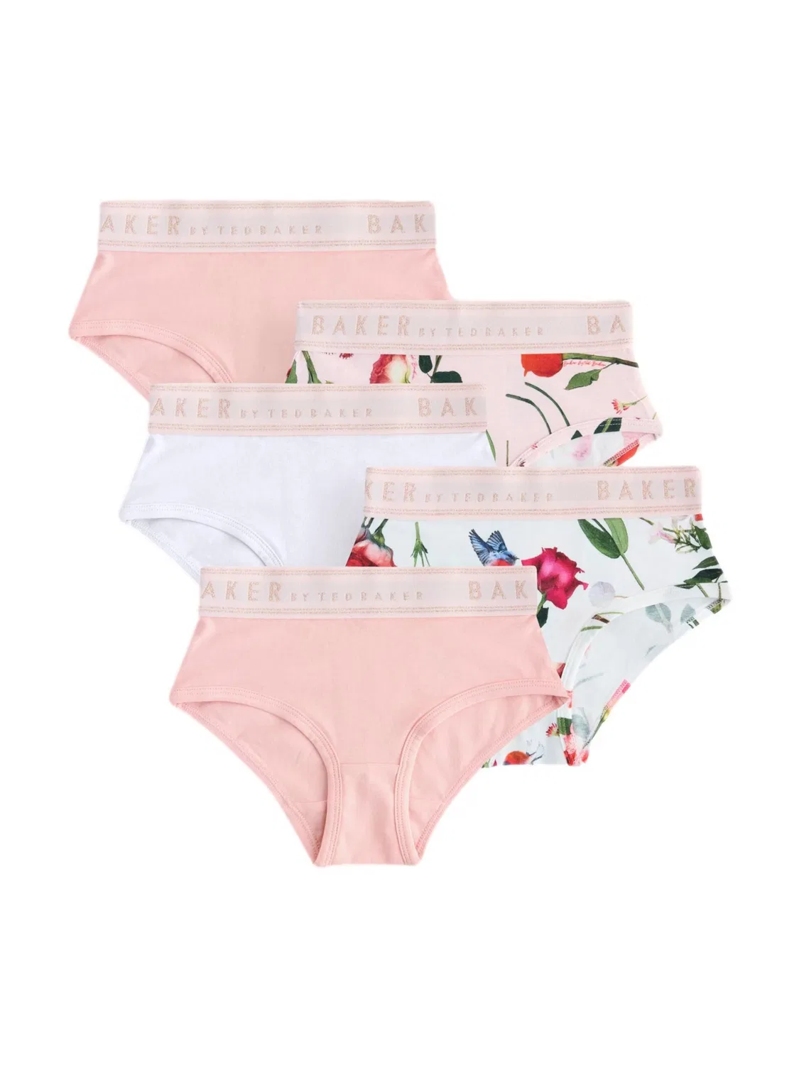 Трусы Baker by Ted Baker в розовом, светло-розовом и белом цветах