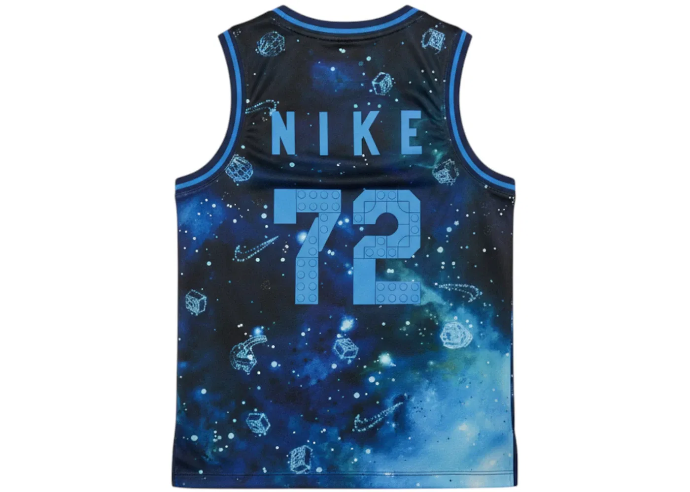 Детская футбольная джерси Nike x LEGO Big Kids Dri-FIT Jersey, Brave Blue/Cobalt Blaze/Cobalt Blaze — фото 2
