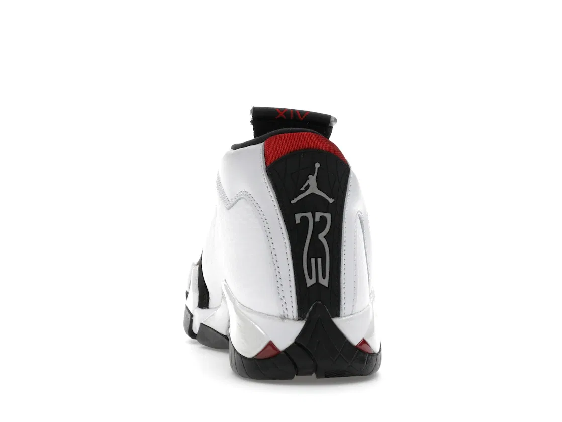 Детские кроссовки с принтом Jordan 14 Retro, White/Varsity Red/Black/Metallic Silver — фото 4