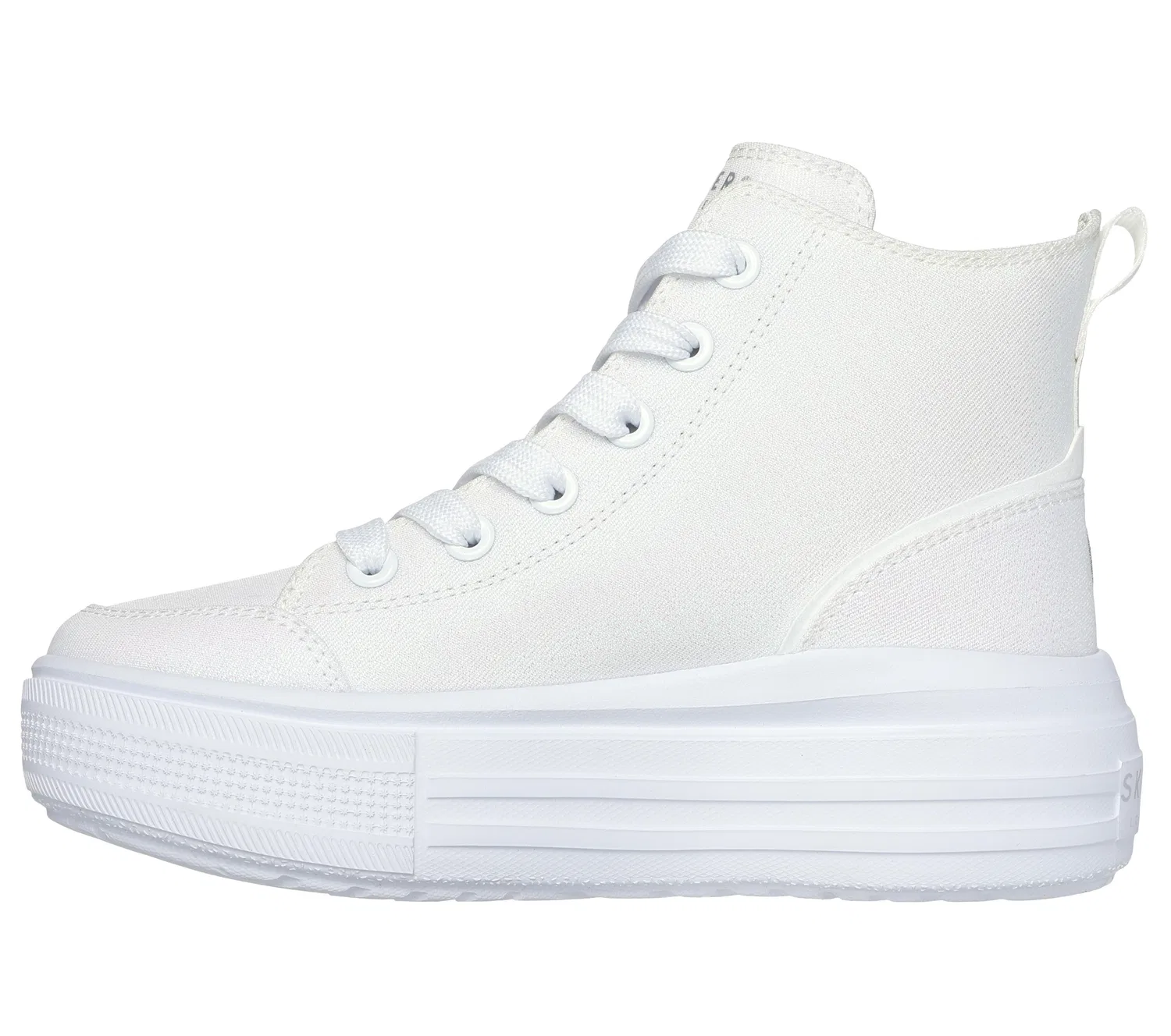 Детские кроссовки на платформе HYPERLIFT Skechers, Weiss — фото 4