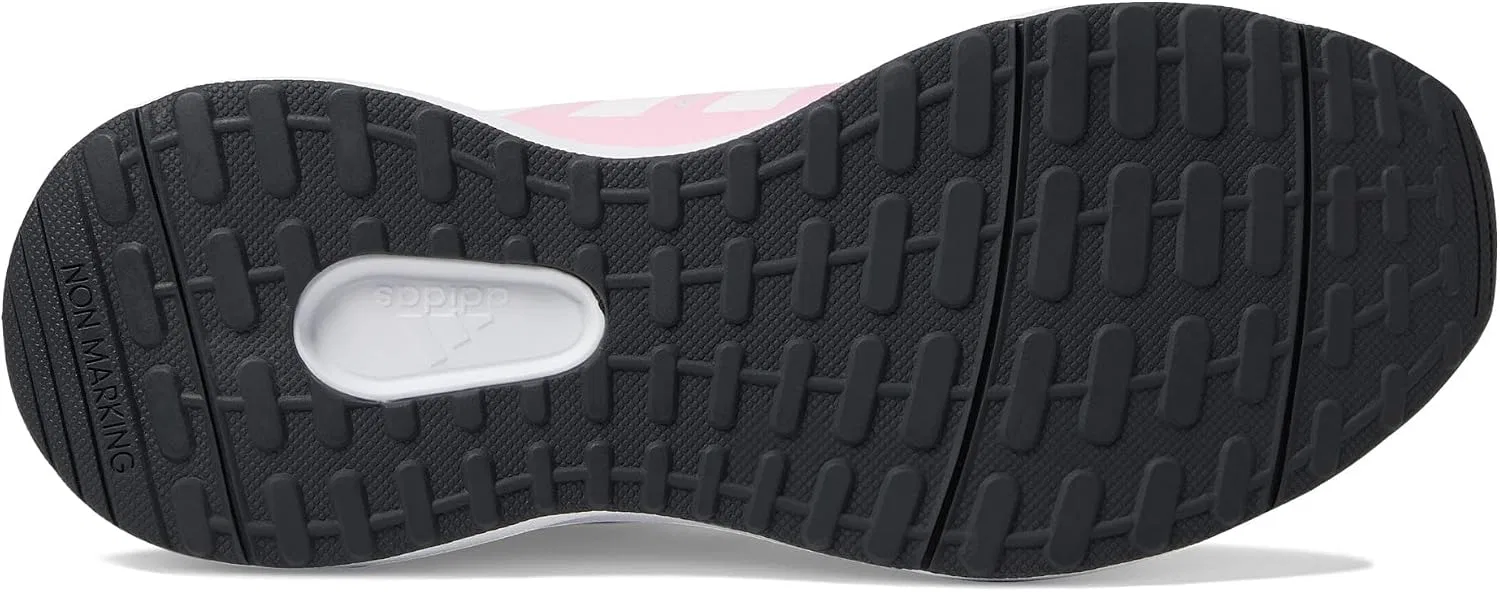 Детские кроссовки для девочек с шнуровкой Fortarun 2.0 adidas, Grey One/White/Beam Pink — фото 4