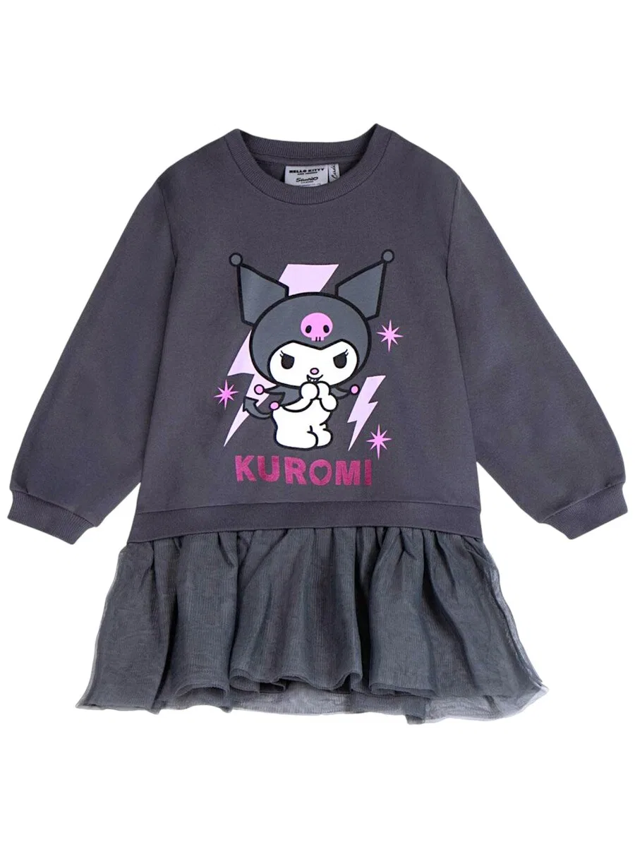 Платье HELLO KITTY Kuromi Kleid темно-серого цвета