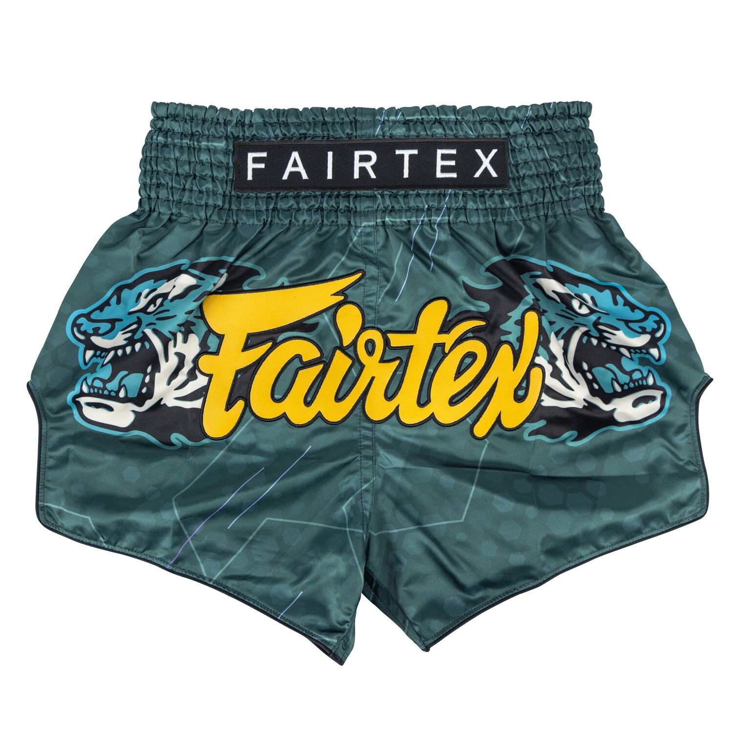 

Шорты для тайского бокса Fairtex BS1952, размер 3XL, темно-зеленый
