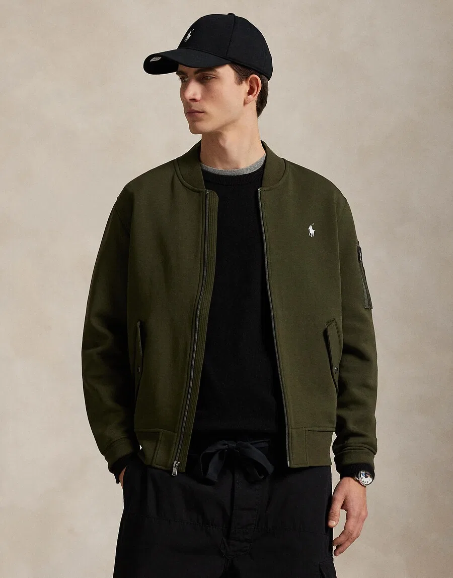 Куртка Polo Ralph Lauren Between-Season, оливкового цвета — фото 2
