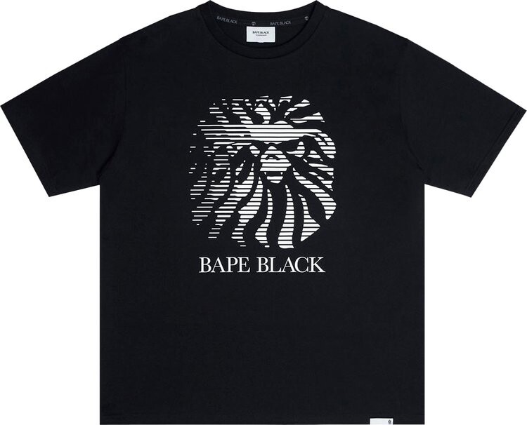 

Футболка BAPE Giant Ape Head Relaxed Fit Tee 'Black', черный