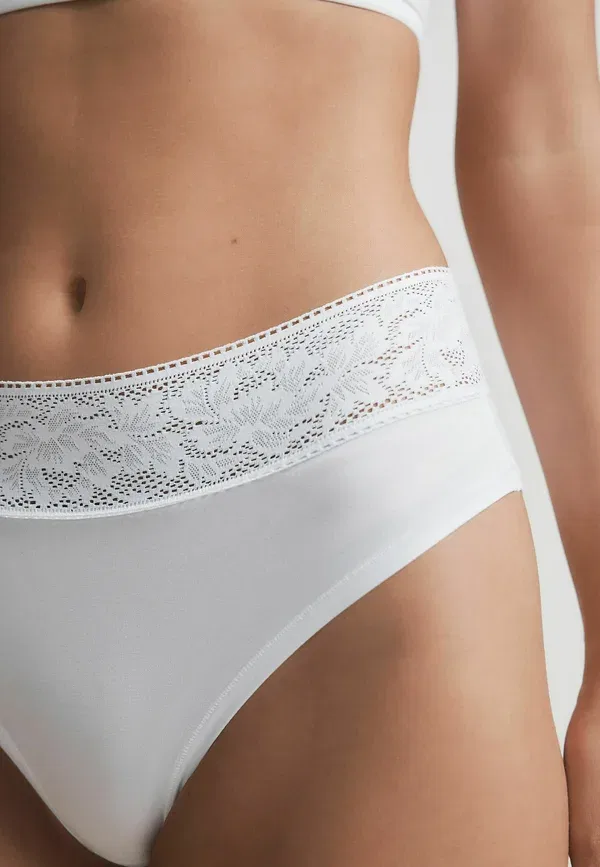 Трусы 2шт, nylon/elastane, Regular fit - ultimate comfort knickers 2 pack, Next, White, белый — фото 3