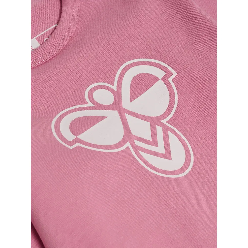 Боди с длинным рукавом Mini Logo Hummel, розовый — фото 3