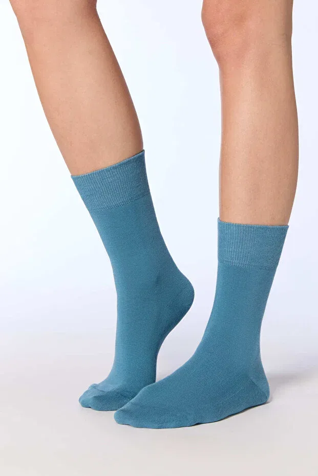 Детские носки из органического хлопка Gots Albero Natur, Sky Blue — фото 2
