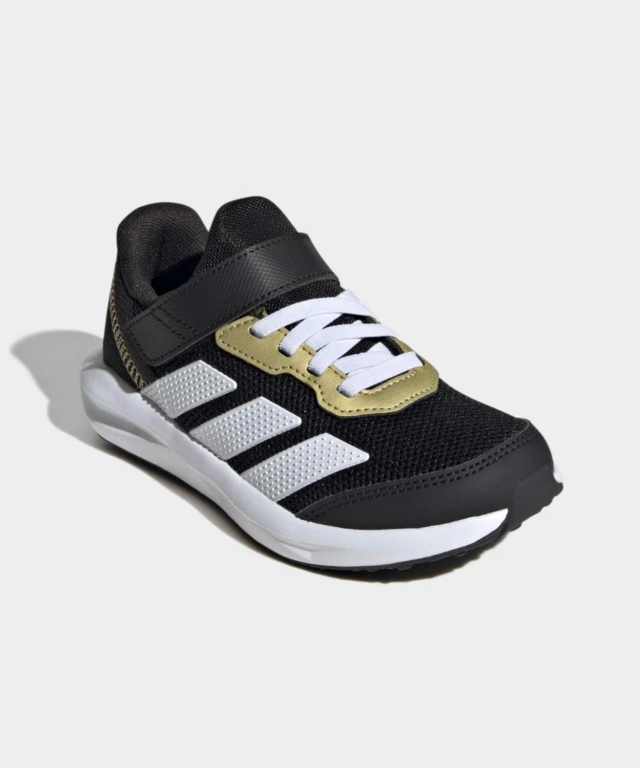 Детские кроссовки с липучкой Adidas Faito Kids, Черный — фото 4