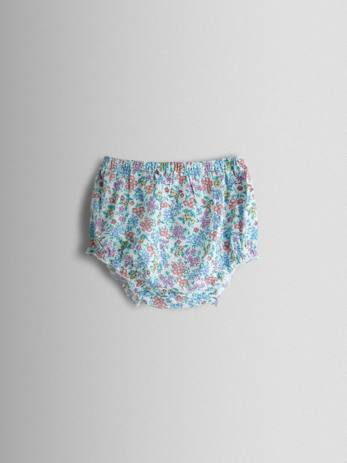 Платье с цветочным принтом, смок, JoJo Maman Bébé, кремовый — фото 4