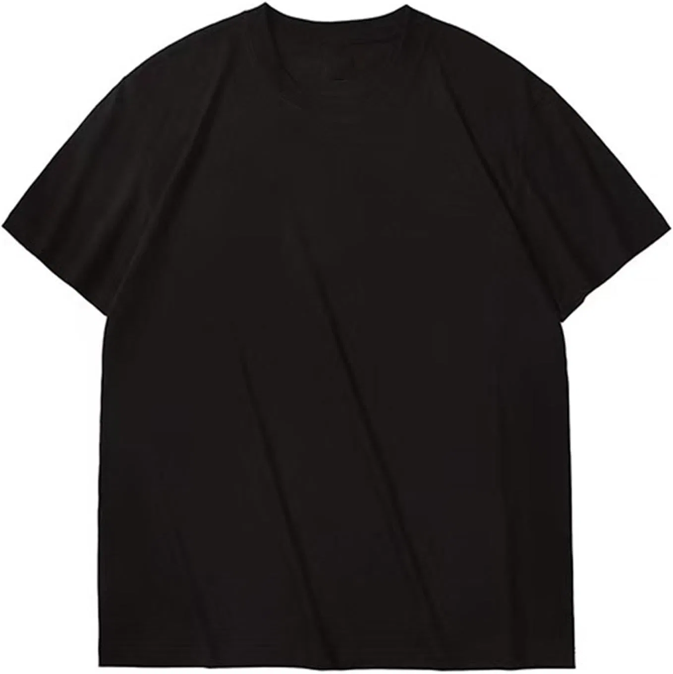 Мужская хлопковая футболка с коротким рукавом, Black
