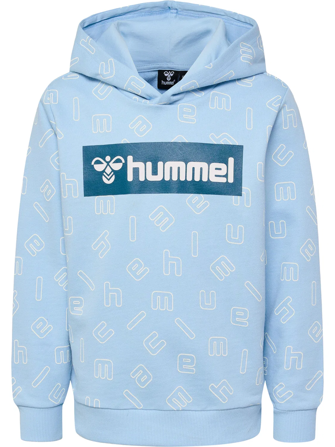 Детское худи с принтом Hmlflow Hummel, Azurblau Hellblau — фото 2