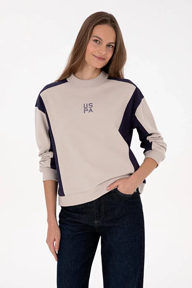 Женские свитшот с круглым вырезом U.S. Polo Assn., Plum — фото 3