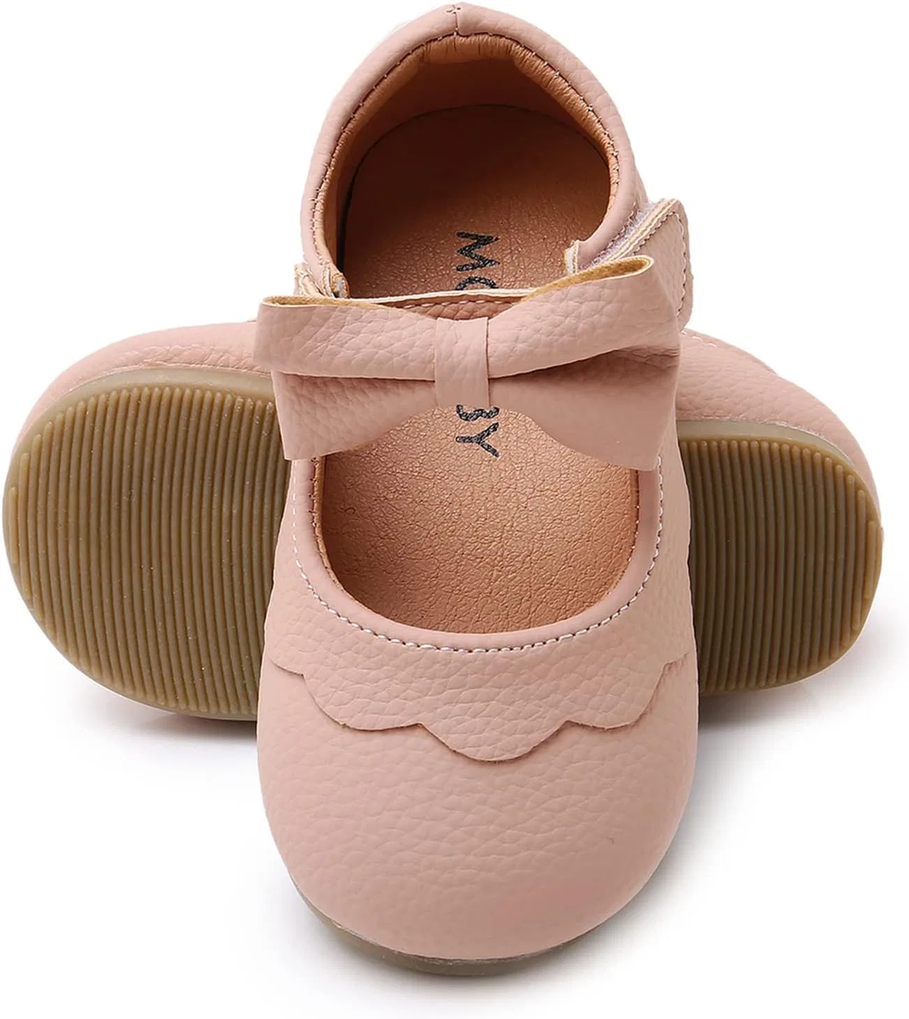 Детские туфли Мэри Джейн с бантом для девочек WILLFUN, Pink — фото 2