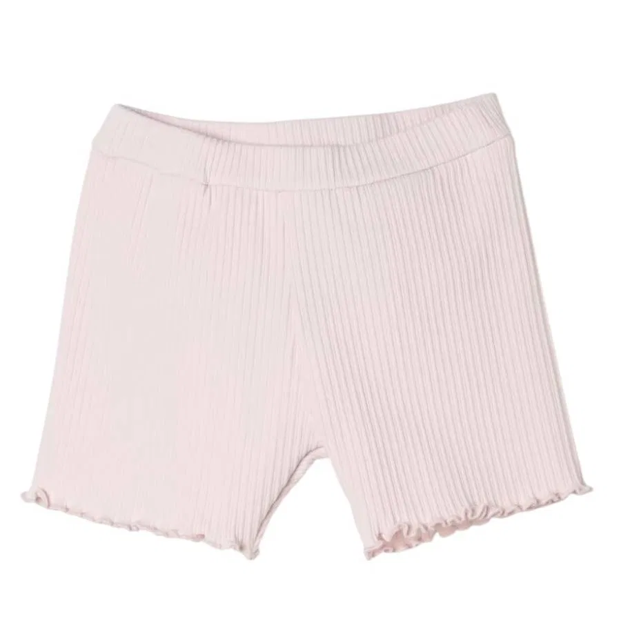 Шорты детские с ребристой текстурой Scallop Hem Moncler, Pink