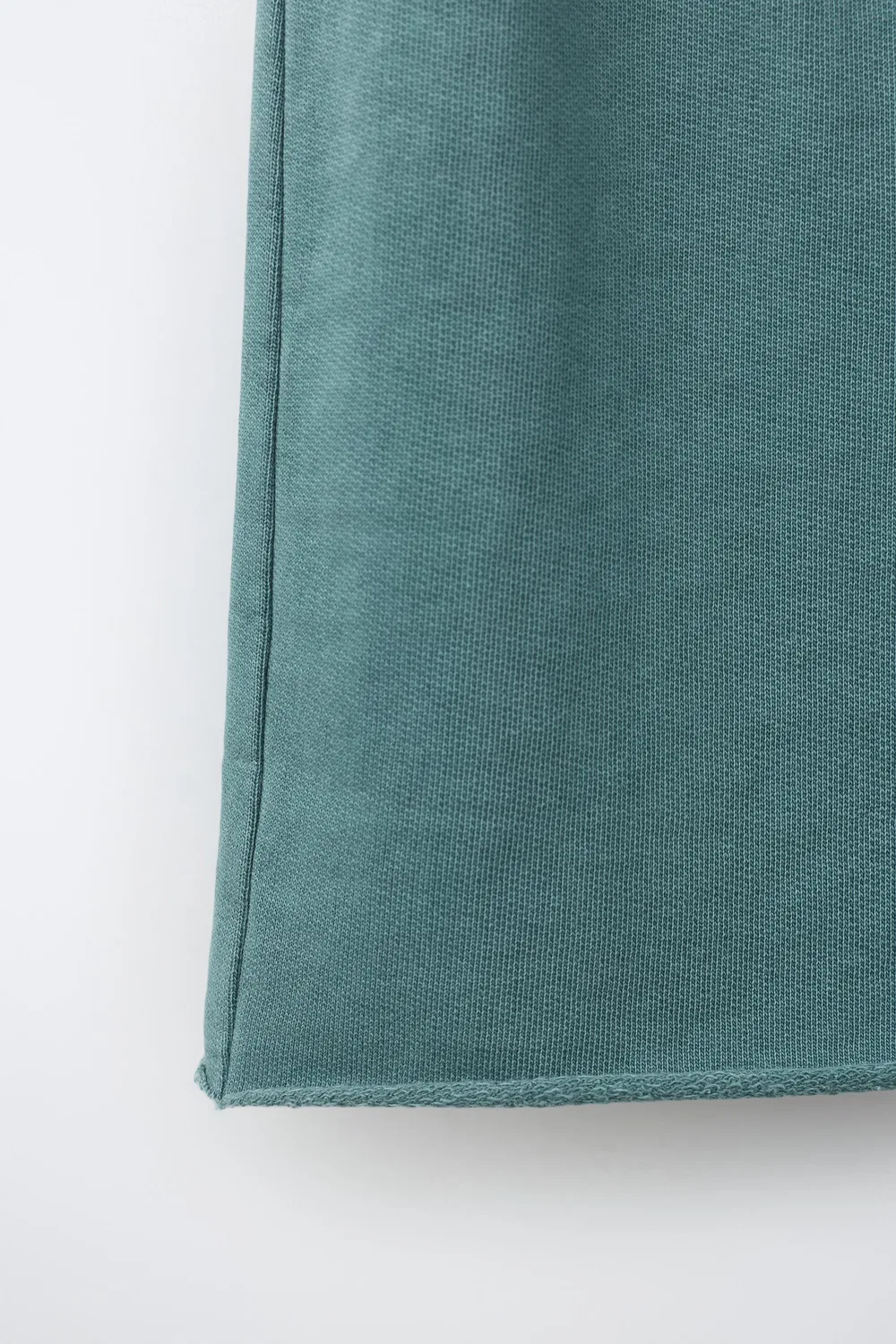 Простые бермудские шорты ZARA, Duck Blue — фото 4