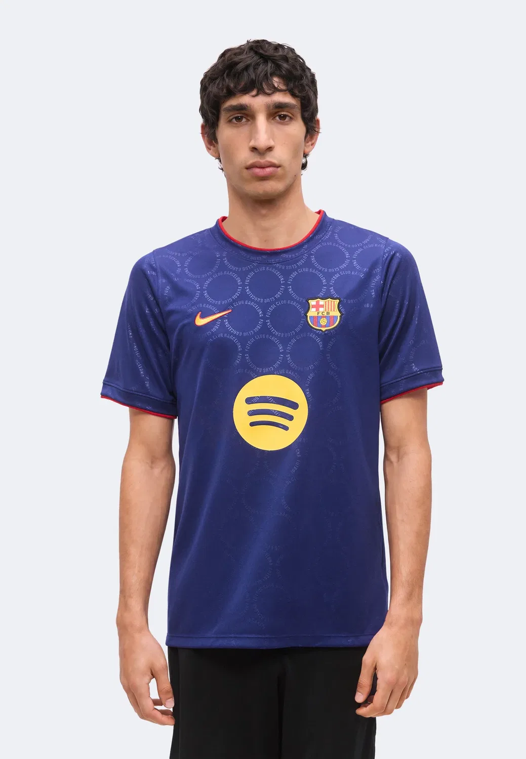 Фк Барселона - футбольная майка Nike Performance, Loyal Blue/Gym Red/University Gold-Coloured
