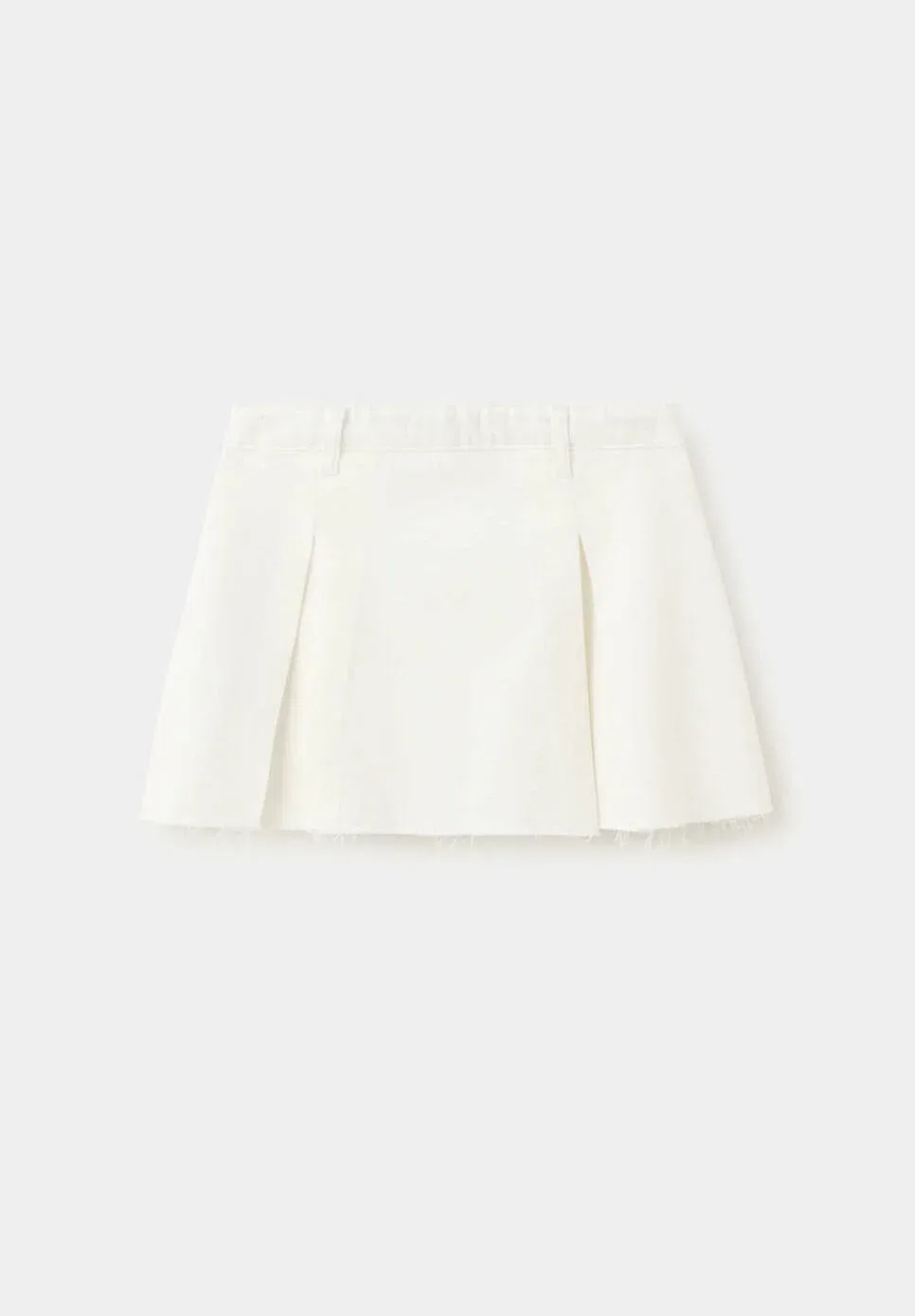 Детская юбка А-силуэта Mango Kids, Off-White — фото 3