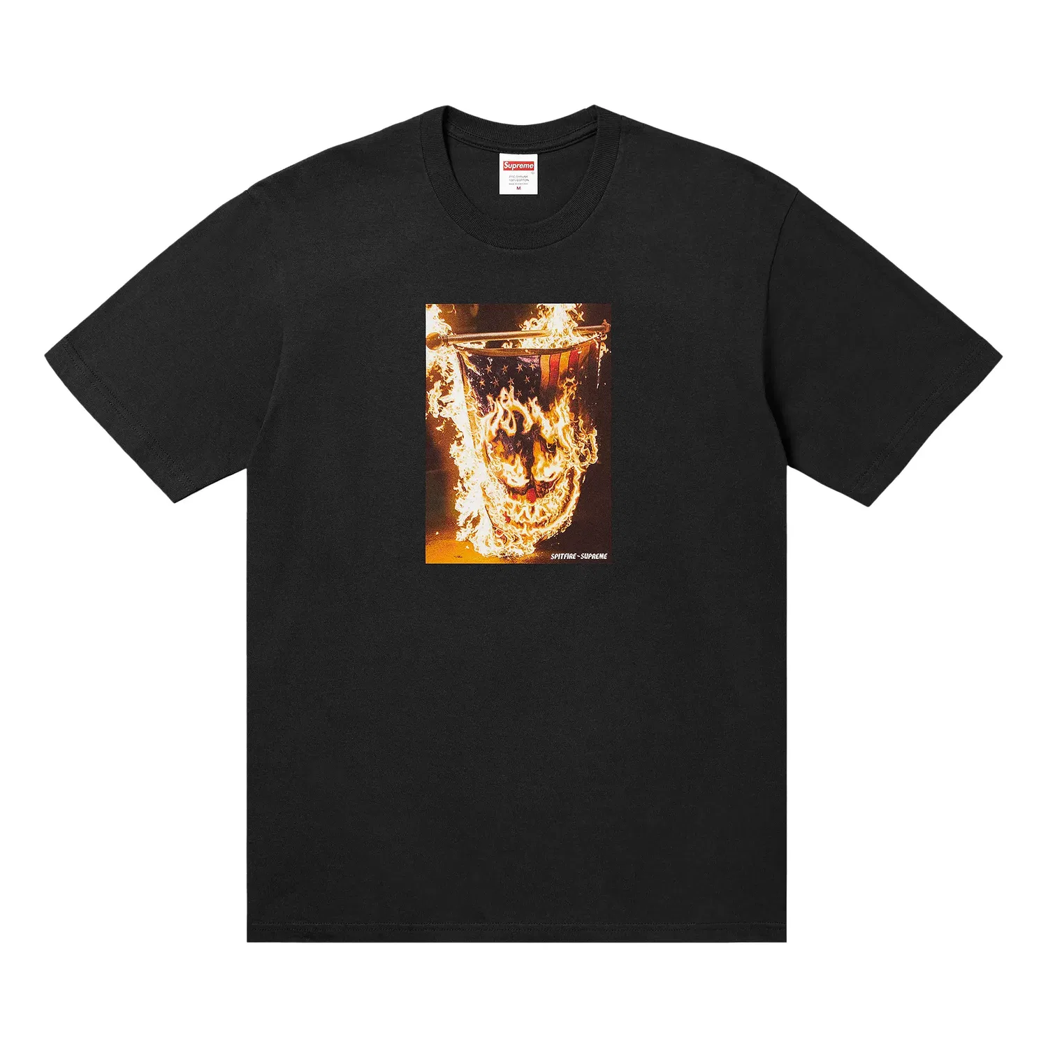 Футболка Supreme x Spitfire Flag Tee, черный